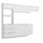 Cozinha Completa 4 Peças 6 Portas 3 Gavetas 2 Nichos Para For