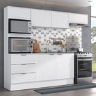 Cozinha Completa 4 Peças 6 Portas 3 Gavetas 2 Nichos Para For