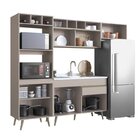 Cozinha Completa 4 Peças 7 Portas 1 Gaveta 2 Nichos Para Forn