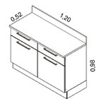 Cozinha Completa 4 Peças 7 Portas 5 Gavetas Exclusive Itatiaia