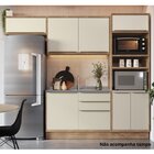 Cozinha Completa 4 Peças 7 Portas Viena Freijó / Cinza Argila