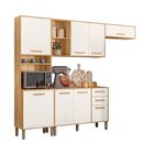 Cozinha Completa 4 Peças 8 Portas 2 Gavetas Maria Flor Freijo