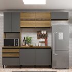 Cozinha Completa 4 Peças 8 Portas 2 Gavetas Valencia Indekes