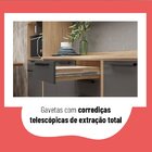 Cozinha Completa 4 Peças 8 Portas 3 Gavetas Com Balcão Jasmim