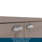 Cozinha Completa 4 Peças 9 Portas 2 Gavetas Unna Espresso Móv