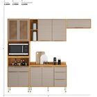 Cozinha Completa 4 Peças 9 Portas Plena Cinamon/nude Prime