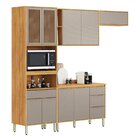 Cozinha Completa 4 Peças 9 Portas Plena Cinamon/nude Prime