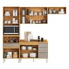 Cozinha Completa 4 Peças 9 Portas Plena Cinamon/nude Prime