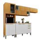 Cozinha Completa 4 Peças Amanda Cinamomo / Branco Acetinado