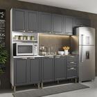 Cozinha Completa 4 Peças Americana Multimóveis 5695 Branco/gr