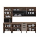 Cozinha Completa 4 Peças Caiena Thela Mel/fumê