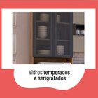 Cozinha Completa 4 Peças Caiena Thela Mel/fumê