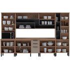 Cozinha Completa 4 Peças Caiena Thela Mel/fumê