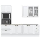 Cozinha Completa 4 Peças Com Aéreo Americana  Branco