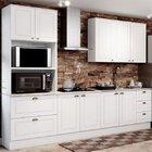 Cozinha Completa 4 Peças Com Aéreo Emily  Branco Hp/calcare