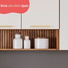 Cozinha Completa 4 Peças Com Armário E Balcão Mel/branco