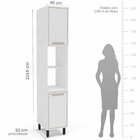 Cozinha Completa 4 Peças Com Tampo Amara Branco