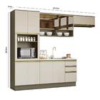 Cozinha Completa 4 Peças Évelin Com Torre Quente E Rodapé - M
