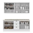 Cozinha Completa 4 Peças Nova York Com Tampo - Móveis Henn