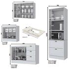 Cozinha Completa 4 Peças Nova York Com Torre Quente E Aéreo V