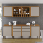 Cozinha Completa 4 Peças Pérola 02 Salleto Cinamomo-off White