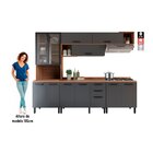 Cozinha Completa 4 Peças Pimenta Thela Freijó/grafite