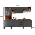 Cozinha Completa 4 Peças Pimenta Thela Freijó/grafite