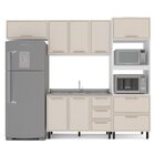 Cozinha Completa 4 Peças Sem Tampo Amara Branco/creme