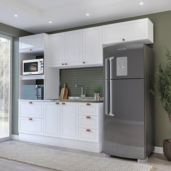 Cozinha Completa 4 Peças Torre Quente Aéreo 3 Portas Balcão 2