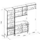 Cozinha Completa 4 Peças Torre Quente E Cristaleira Atena Jeq