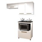 Cozinha Completa 4 Portas Paraty Mais Funcional Branco