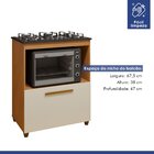 Cozinha Completa 4 Portas Paraty Mais Funcional Nature/off Wh