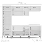 Cozinha Completa 5 Módulos 10 Portas 4 Gavetas Fettuccine  Br