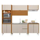 Cozinha Completa 5 Módulos Nature Off White Dali Linea Brasil