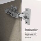 Cozinha Completa 5 Peças 100% Mdf Classy Branco