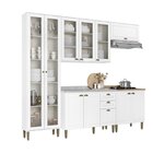 Cozinha Completa 5 Peças 100% Mdf Classy Branco