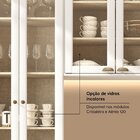 Cozinha Completa 5 Peças 100% Mdf Classy Branco