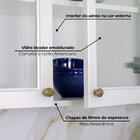 Cozinha Completa 5 Peças 100% Mdf Com Portas De Vidro America