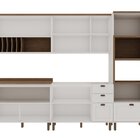 Cozinha Completa 5 Peças 100% Mdf Iluminata Branco/ébano