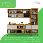 Cozinha Completa 5 Peças 100% Mdf Paloma Cinamomo / Branco Ac