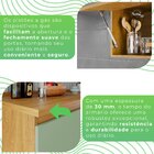 Cozinha Completa 5 Peças 100% Mdf Paloma Cinamomo / Verde Men