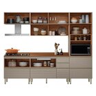 Cozinha Completa 5 Peças 100% Mdf Proença Nogueira/nude Prime