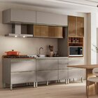 Cozinha Completa 5 Peças 100% Mdf Proença Nogueira/nude Prime