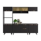 Cozinha Completa 5 Peças 10 Portas 1 Gaveta 2 Nichos Para For