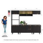 Cozinha Completa 5 Peças 10 Portas 1 Gaveta 2 Nichos Para For