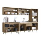 Cozinha Completa 5 Peças 10 Portas 1 Gaveta 2 Nichos Para For