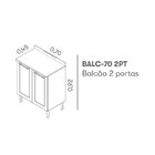 Cozinha Completa 5 Peças 10 Portas 2 Gavetas Florença Itatiaia