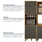 Cozinha Completa 5 Peças 10 Portas 2 Gavetas Salvador Marrom/