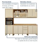 Cozinha Completa 5 Peças 10 Portas 2 Gavetas Salvador Marrom/