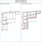 Cozinha Completa 5 Peças 10 Portas 3 Gavetas Com Tampo E Pain
